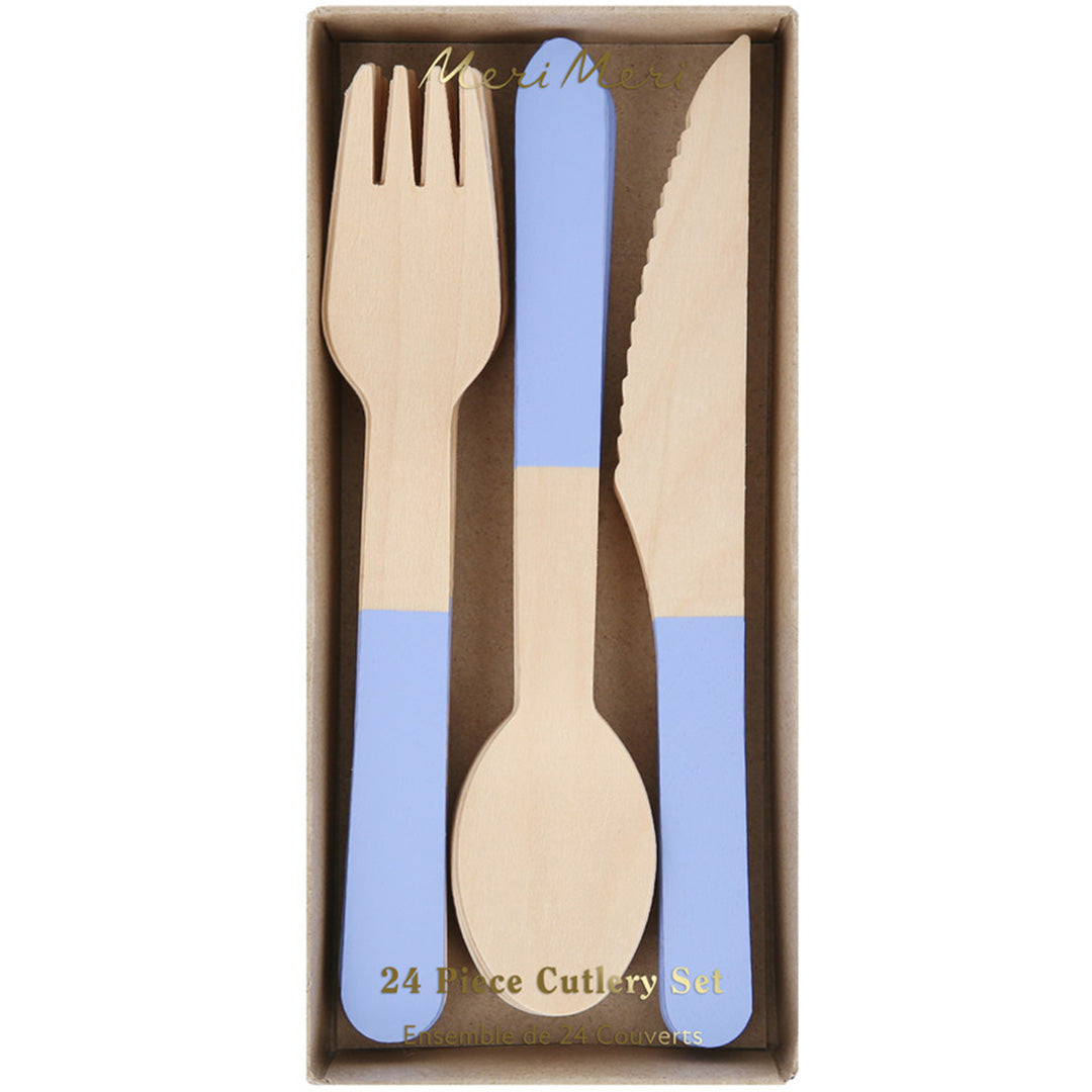 Meri meri bestek cornflower blue - 24st