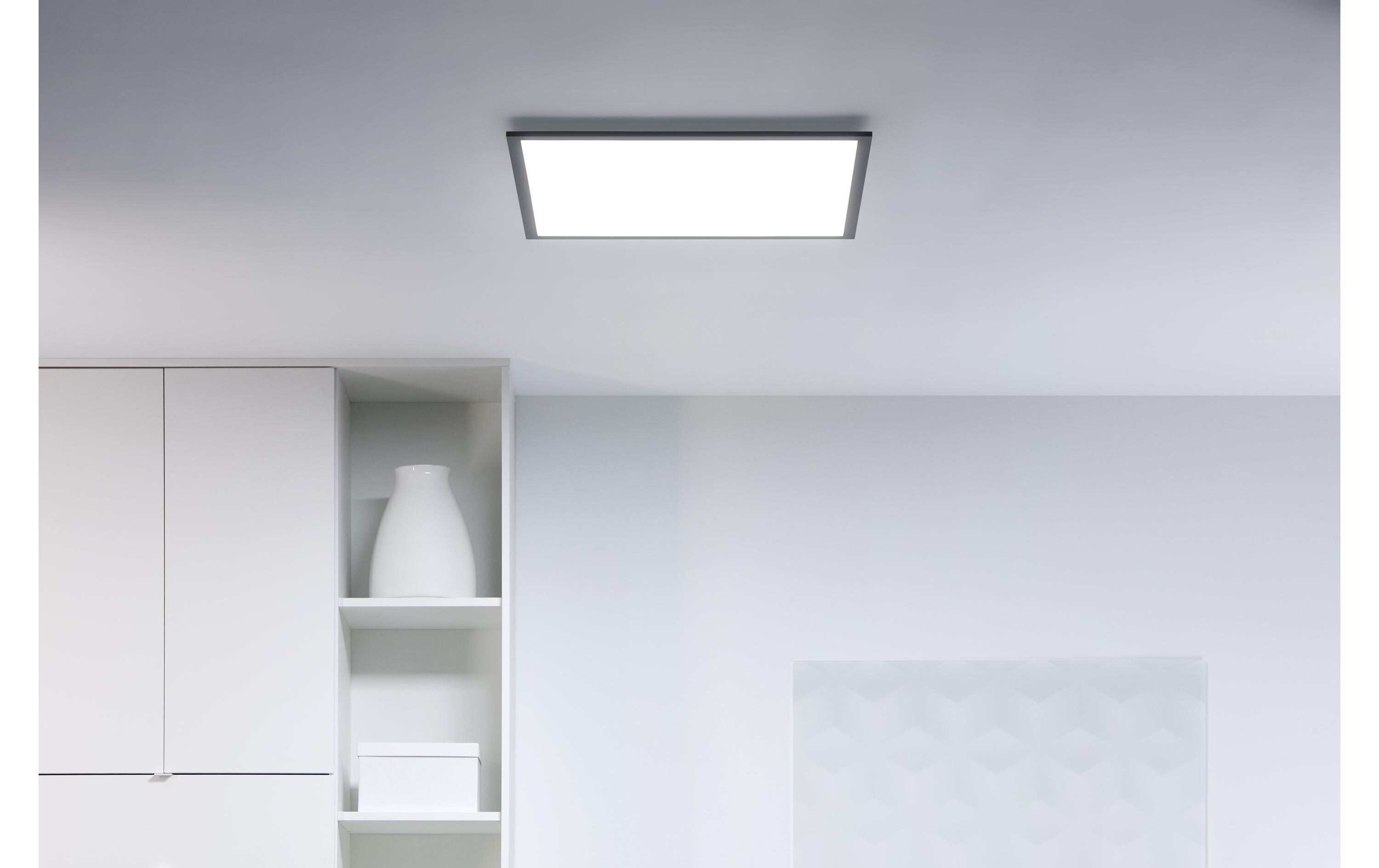 LED-Panel Ceiling SQ, 36 W, 2700- 6500 K, Schwarz<br>LED Panelleuchte