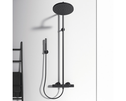 Douchekolom inclusief thermostaat Ideal Standard Ceratherm T25 zwart BC748XG