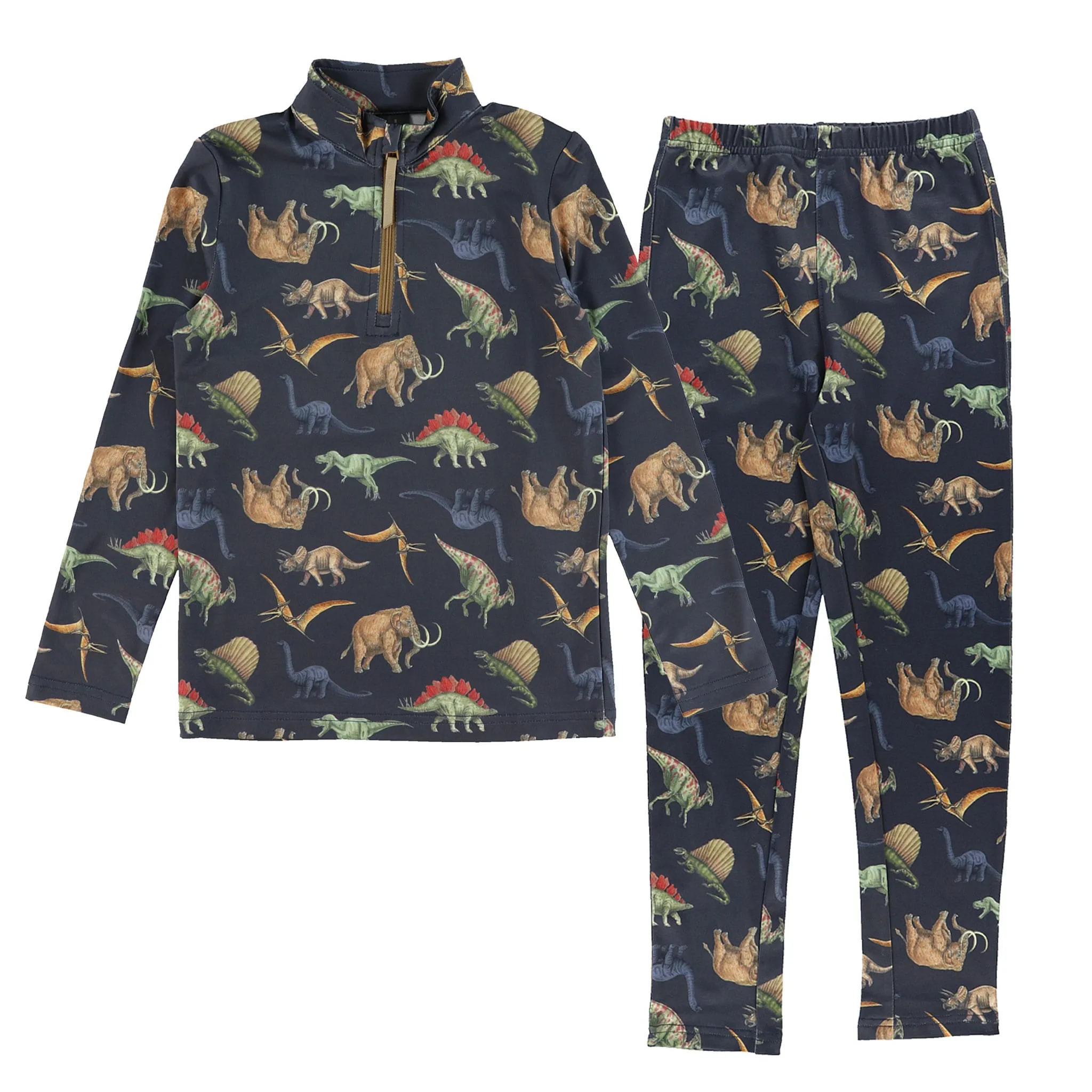 Clément - Vêtements Ensemble Thermal Dinos 2-14ans