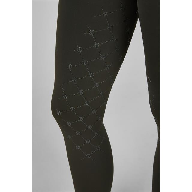 Paardrijlegging Eskadron Dynamic Flex Full Grip Donkergroen