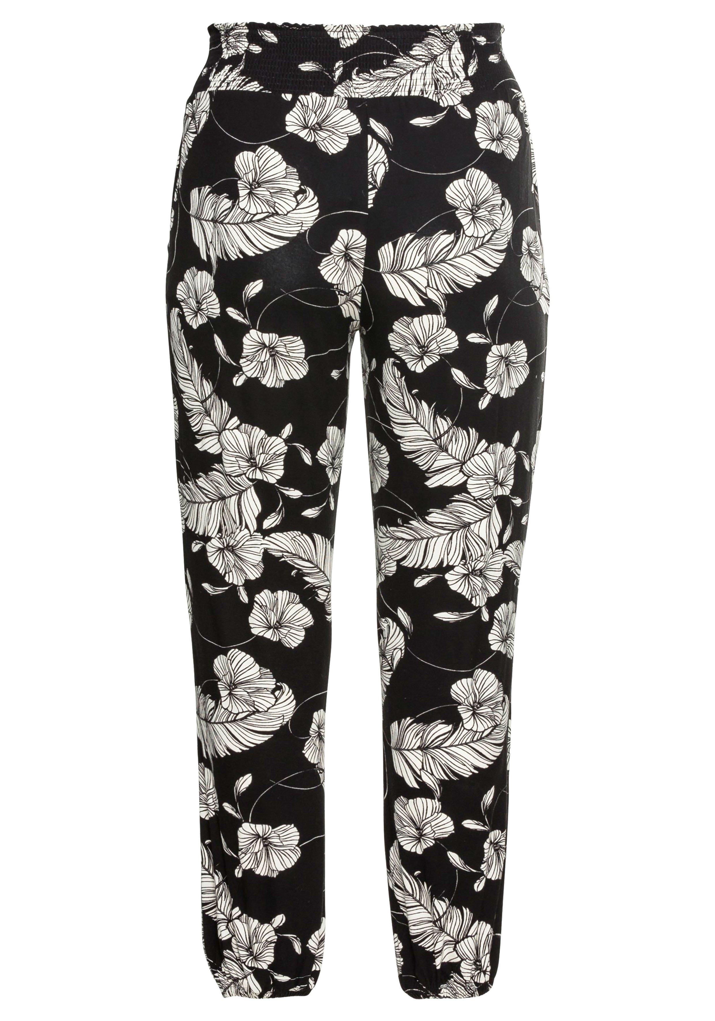 Jerseyhose im Joggpants-Stil, mit Alloverprint
