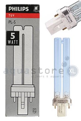 Philips UVC PL vervangingslamp 5 Watt