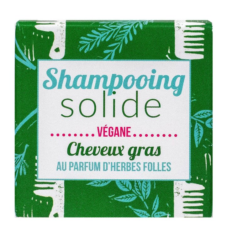 Shampooing solide cheveux gras au parfum d'herbes folles 55g
