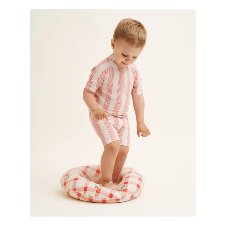 garbo&friends Combinaison Anti-UV Rayée | Rose