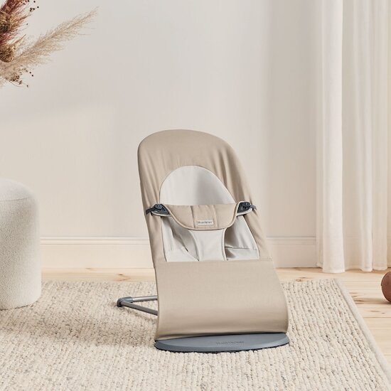 Transat Balance Soft   Tissé Kaki/Beige        de               BabyBjörn