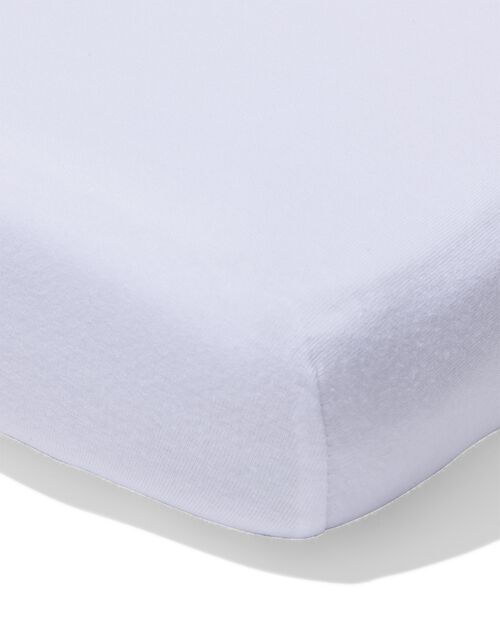 drap-housse pour surmatelas jersey 200x200/220 blanc