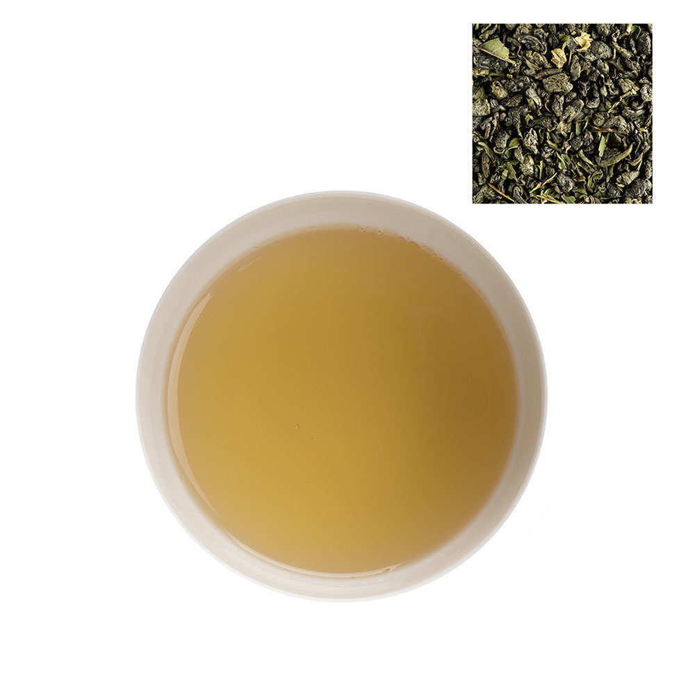 Thé vert à la menthe Minty Tea en sachets cristal - Dammann Frères