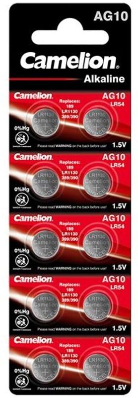 Camelion - Alkaline AG10 - Batterijen - 1,5V - Blister van 10 stuks