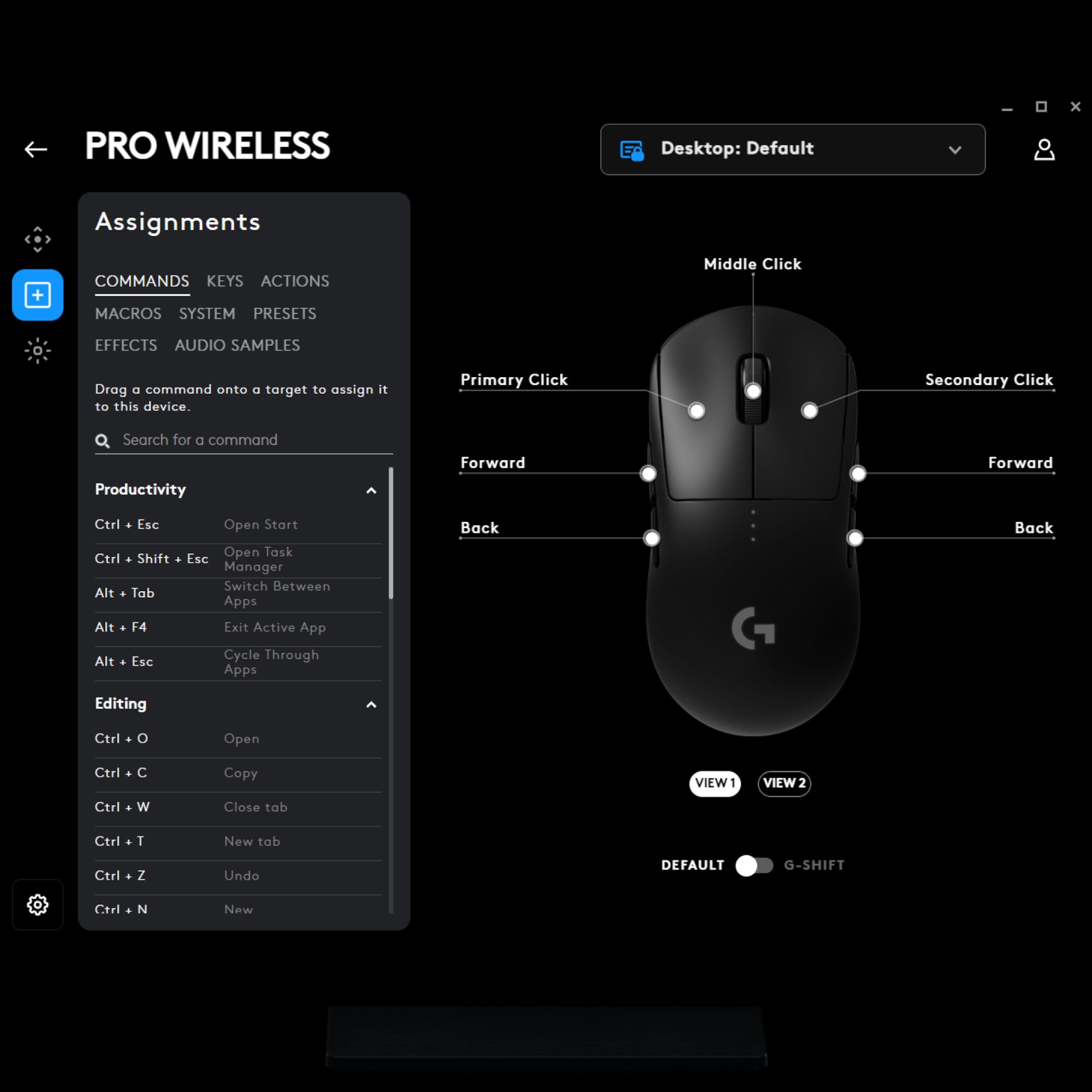 Logitech G Pro Trådløs gaming-mus for proffene