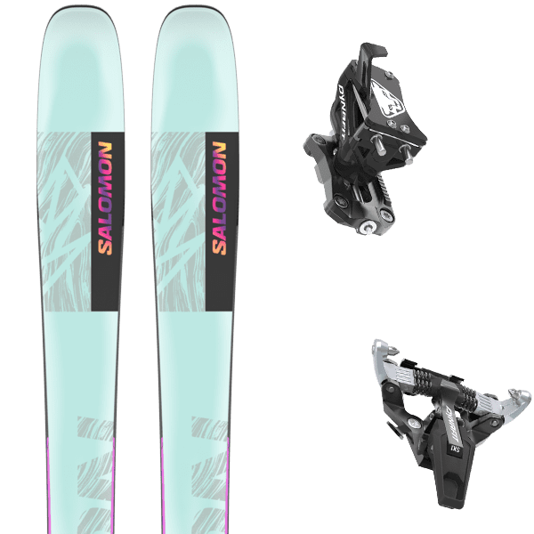 Pack ski de randonnée SALOMON QST LUMEN 98 + Fix