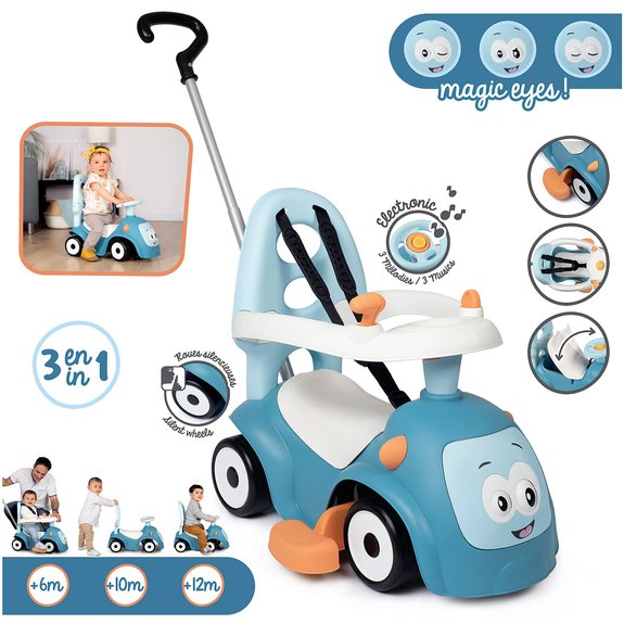 Porteur Maestro Balade Bleu - Smoby