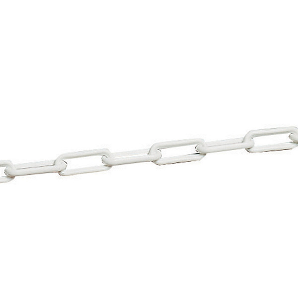 Chaine polyéthylène usage courant diamètre 8 mm x 5 m blanc