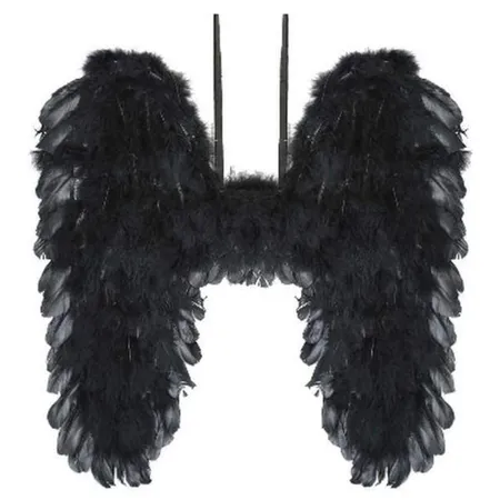 Buy'n'get Engelsflügel klein schwarz, ca. 39 cm hoch