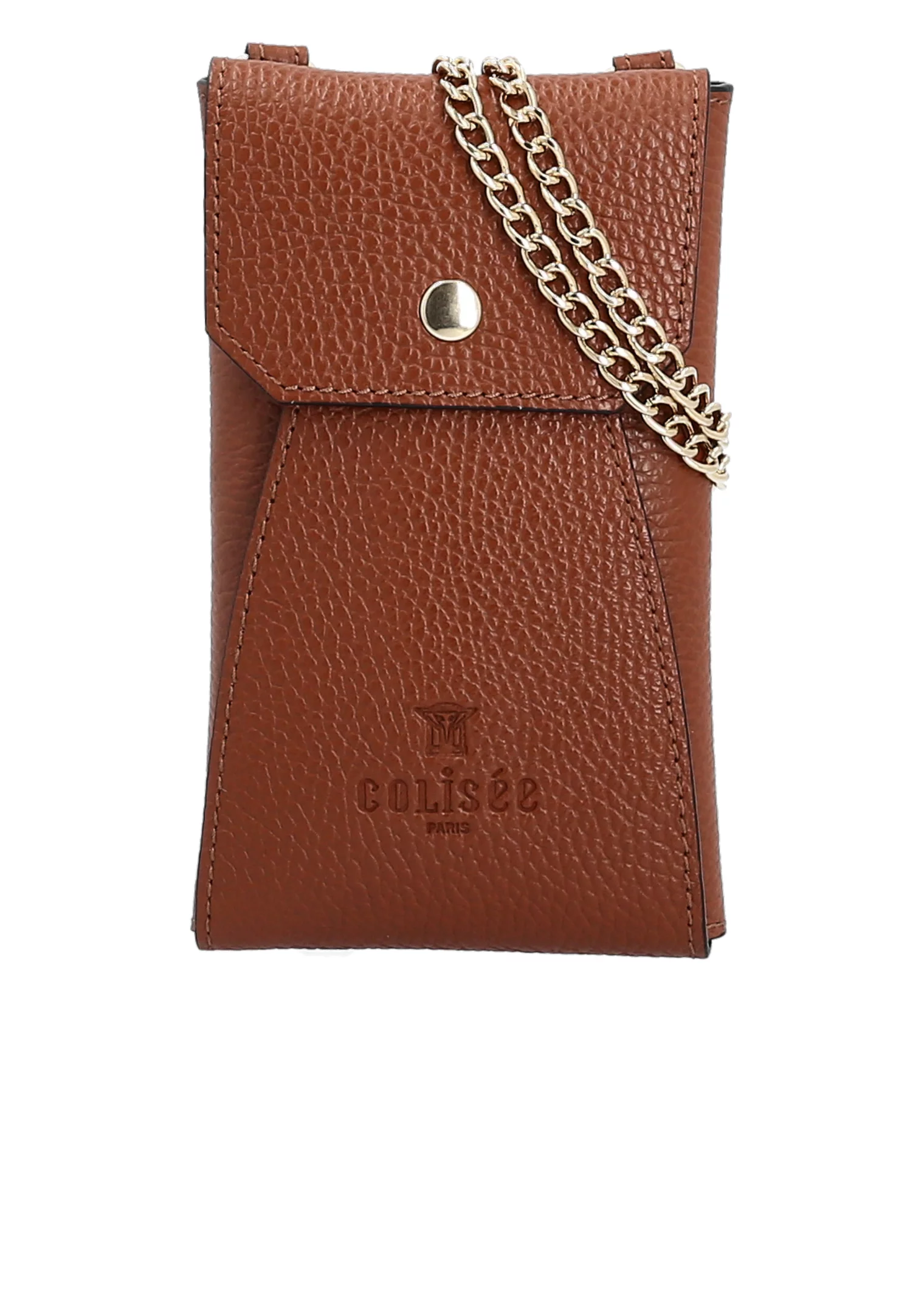 MINI LISA CHAINETTE CUIR CAMEL