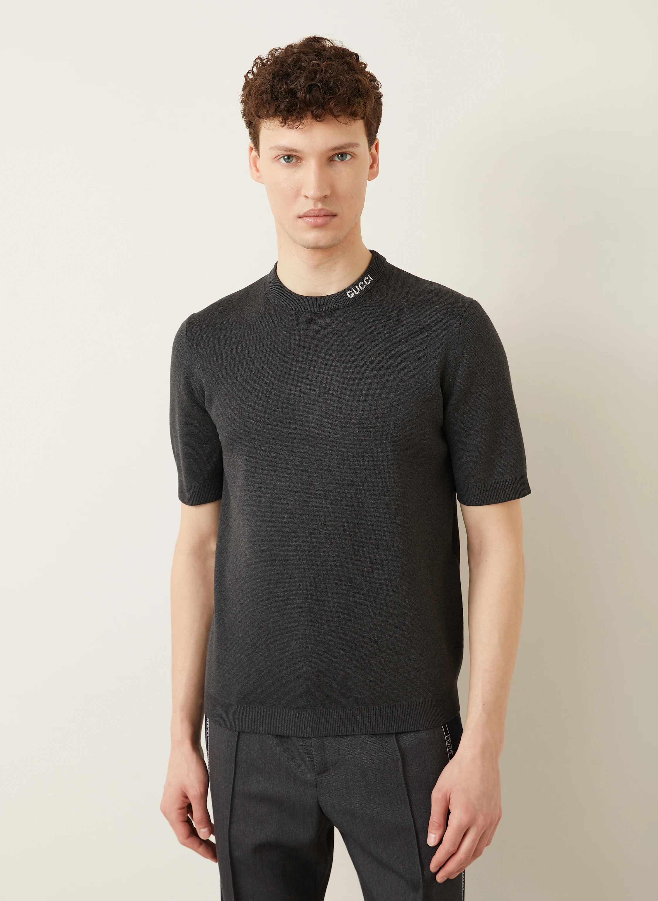 GUCCI Strickshirt mit Seide