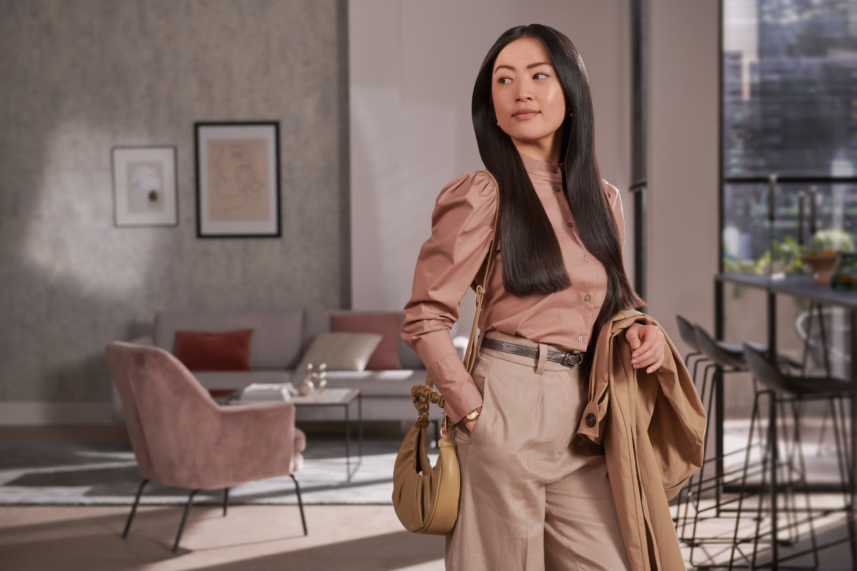 Series 5000 Haarglätter ThermoShield Glätteisen Keramik Haar Streckeisen mit Ionenfunktion (BHS530/00) - Rosa