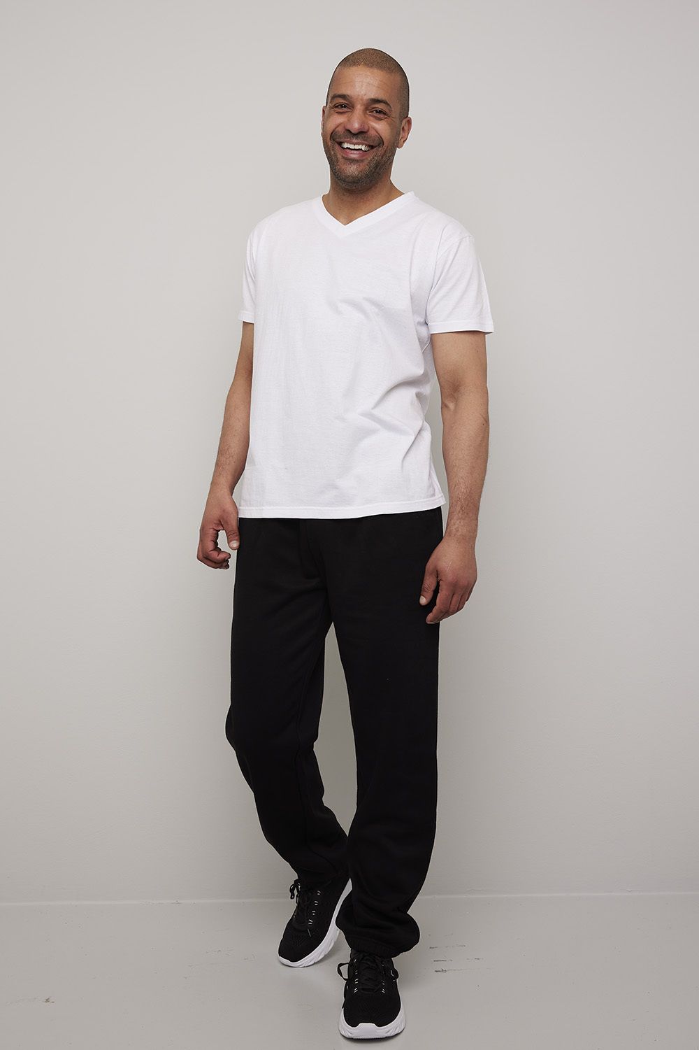 Mason joggebukse med strikk og snøring i livet