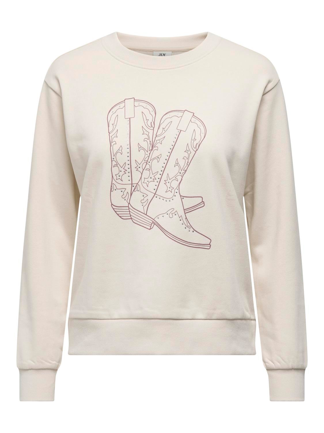 JDYPARIS Sweatshirt Whitecap Gray