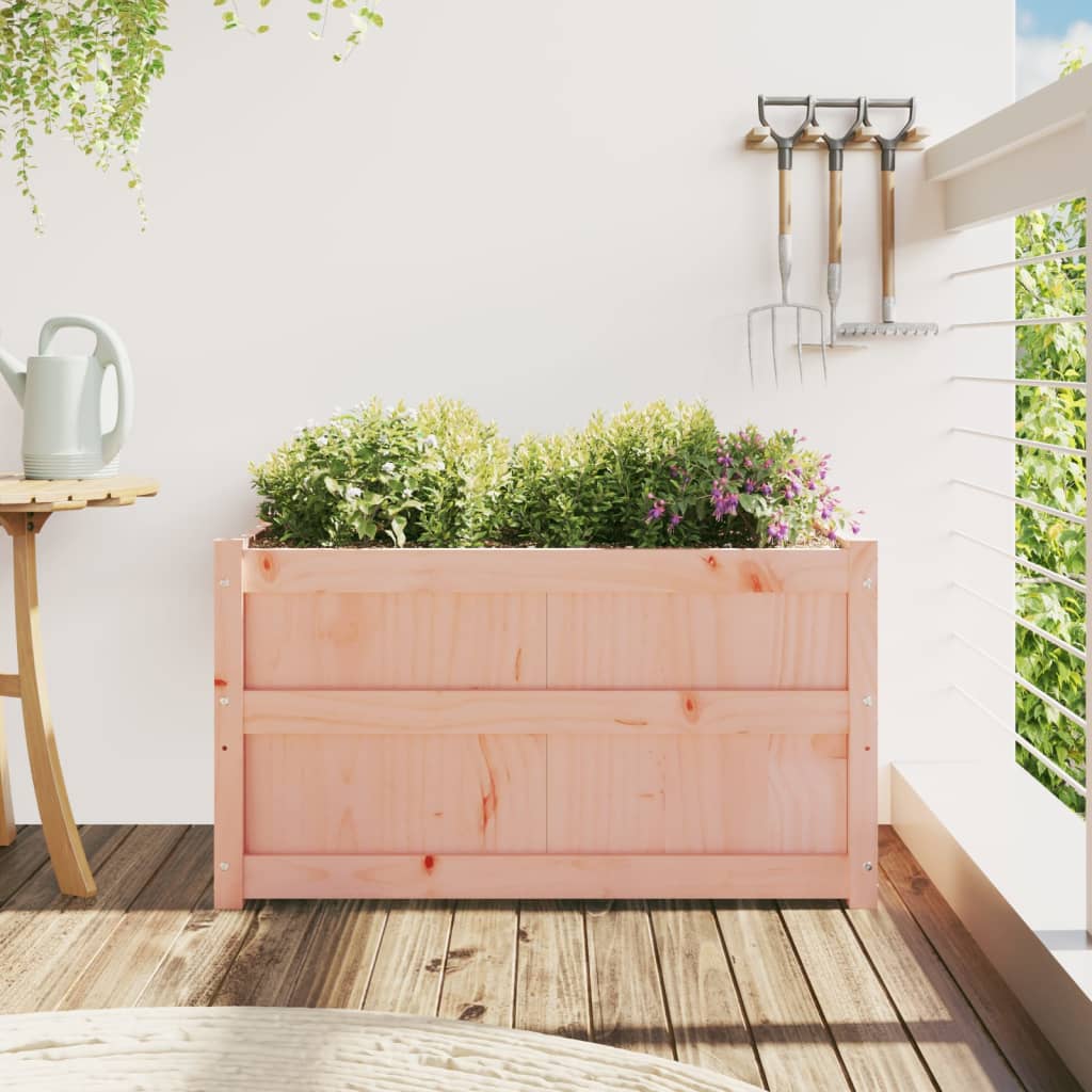 Jardinière 90x50x50 cm bois massif douglas