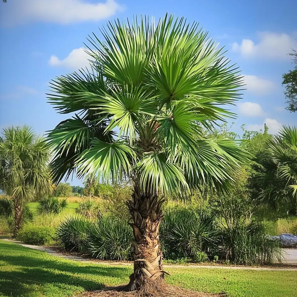 Chinese Waaierpalm - Set van 4 - Trachycarpus Fortunei - Hoogte 35-45cm - ⌀15cm