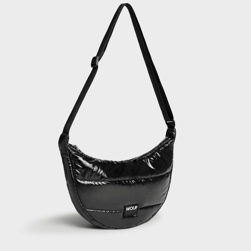 Sac bandoulière 20 cm Black Glossy