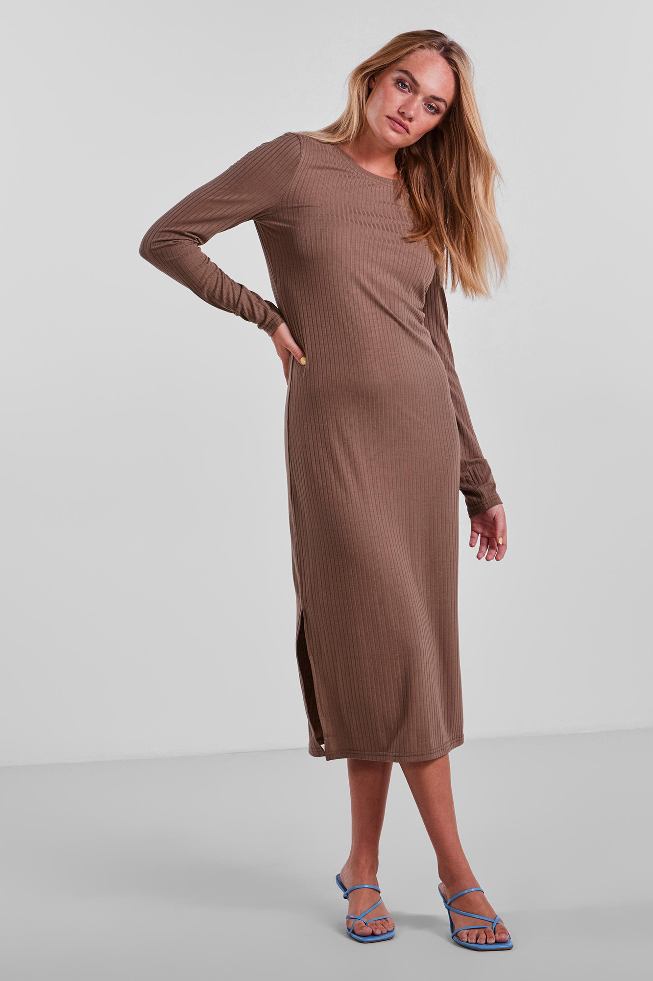 Vestido longo elástico