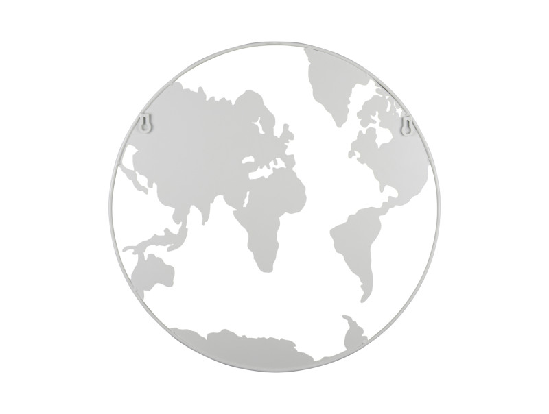 Memo Board World Map PT3863GR Warm grey