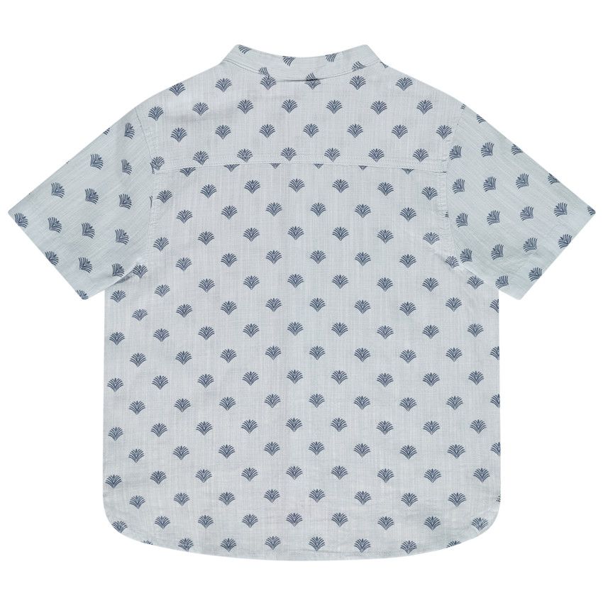 Chemise manches courtes imprimé palmiers pour bébé garçon - Bleu