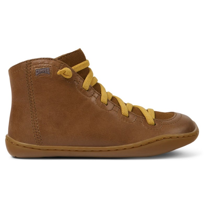 Camper Camper Peu Kids Bottines Camel Jaune