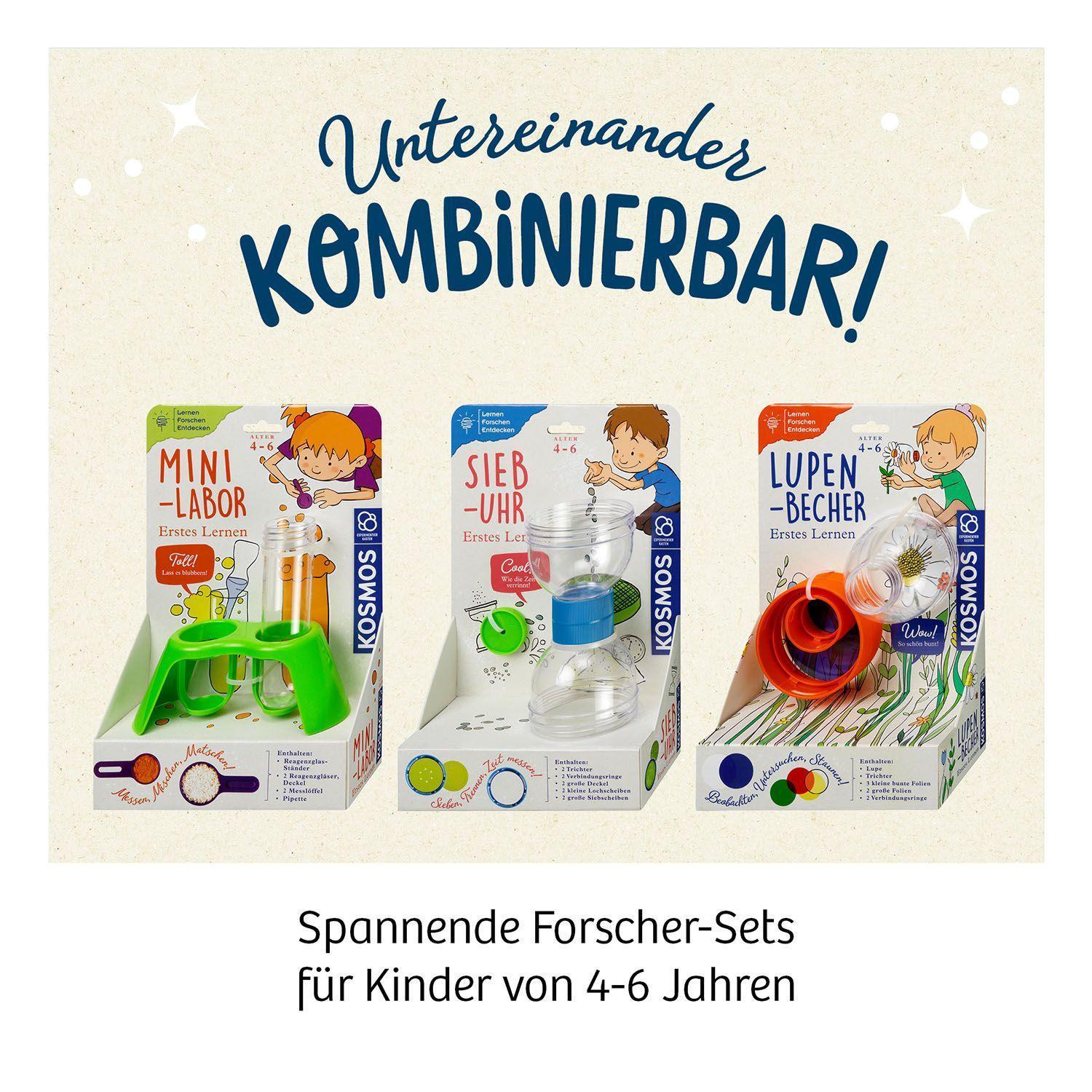 Experimentier-Set – Erstes Lernen: Lupen-Becher