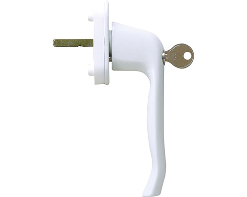 Witte raamkruk voor ARON Passief, afsluitbaar (doornmaat 40 mm)