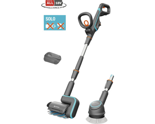 GARDENA AquaBrush Universele 18V Snoerloze Multireiniger (Accu en Oplader Niet Meegeleverd)