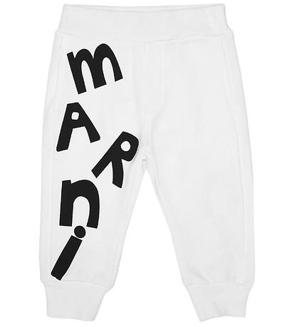 Marni Jogginghosen - Weiß/Schwarz