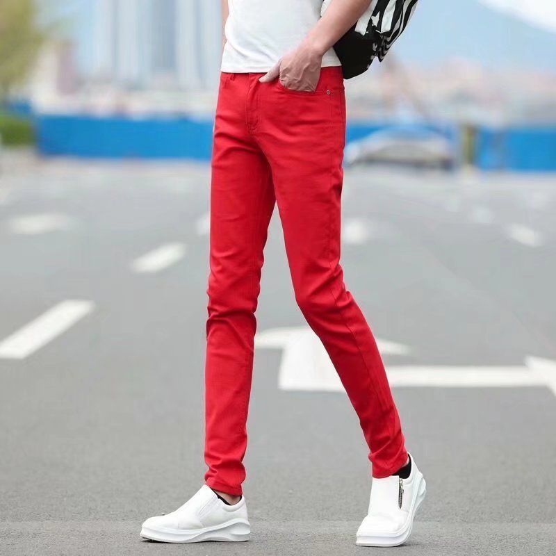 Urtishia - Hoge taille effen jeans