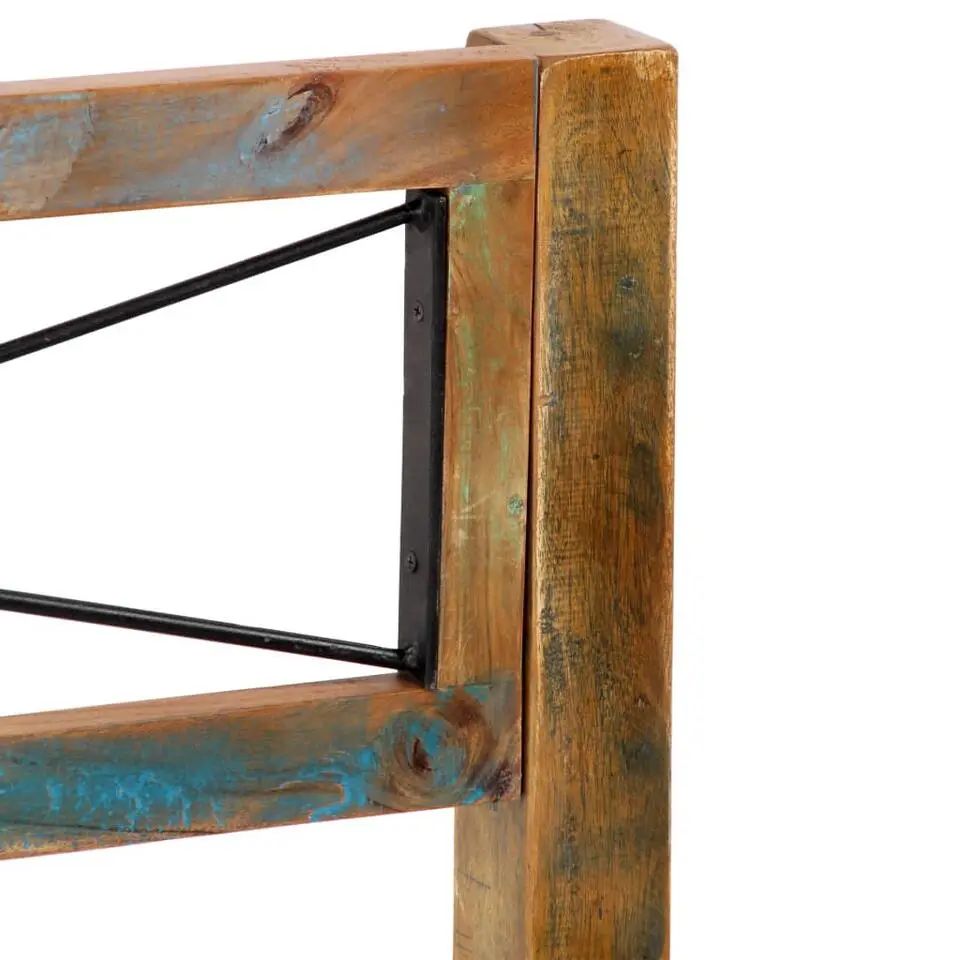 vidaXL - Bed frame - Multikleur - Massief gerecycled hout - 180x200 cm