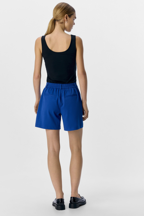 Object blauwe dames korte broek
