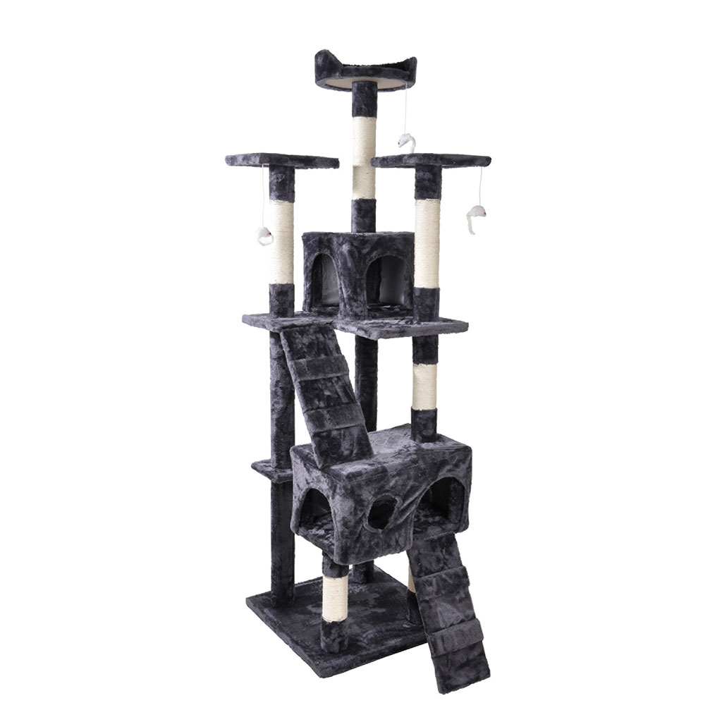Arbre à chat étage gris H168cm