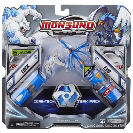 Jakks Pacific Monsuno Battle Pack 2er Set, 4-fach sortiert