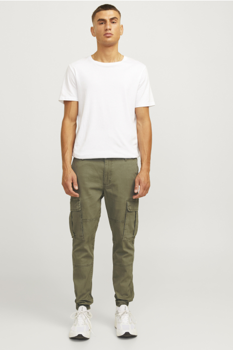 JJ Rebel groene heren broek