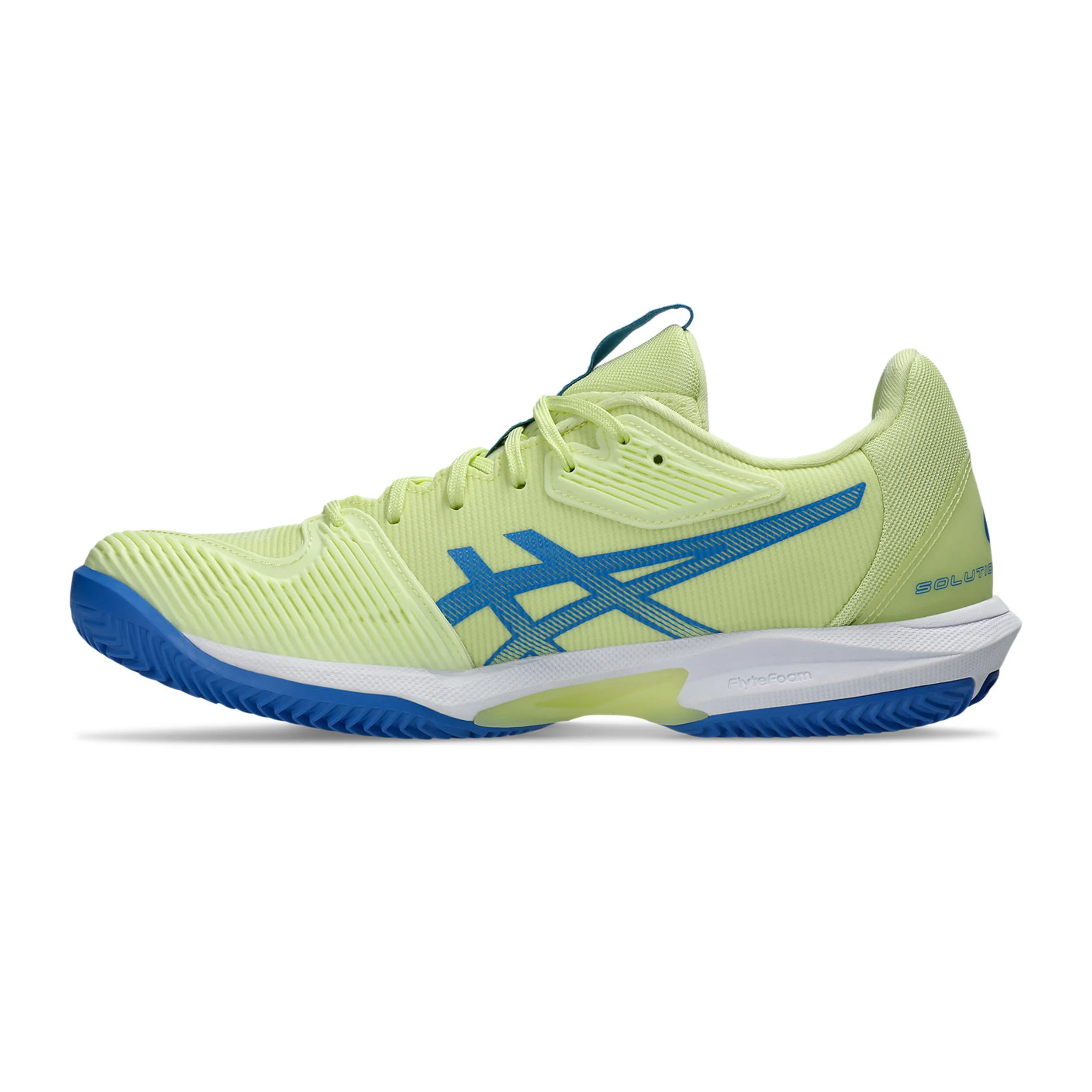 ASICS Solution Speed FF 3 Clay Chaussure Terre Battue Femmes - Jaune Lemon, Bleu