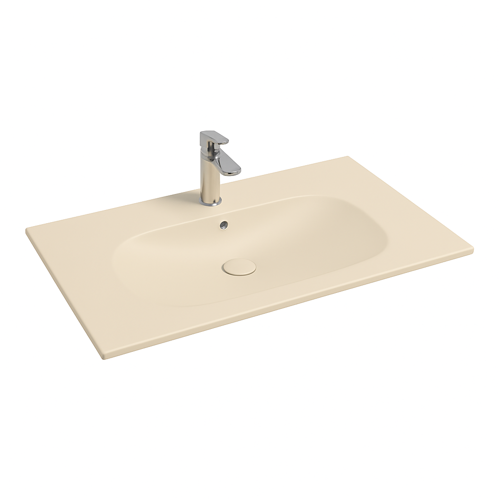 Isvea Infinity wastafel 80x50cm ivoor