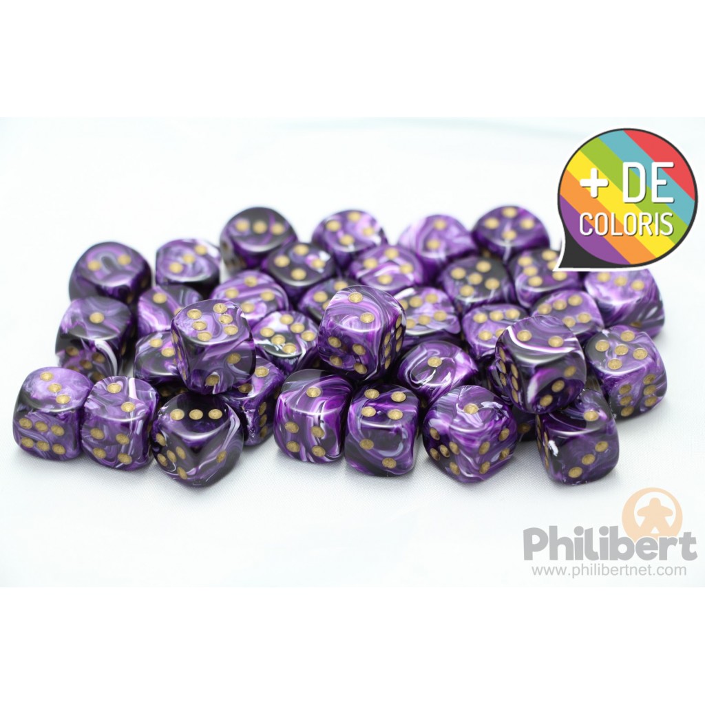 Set de 36 Dés Chessex : Vortex