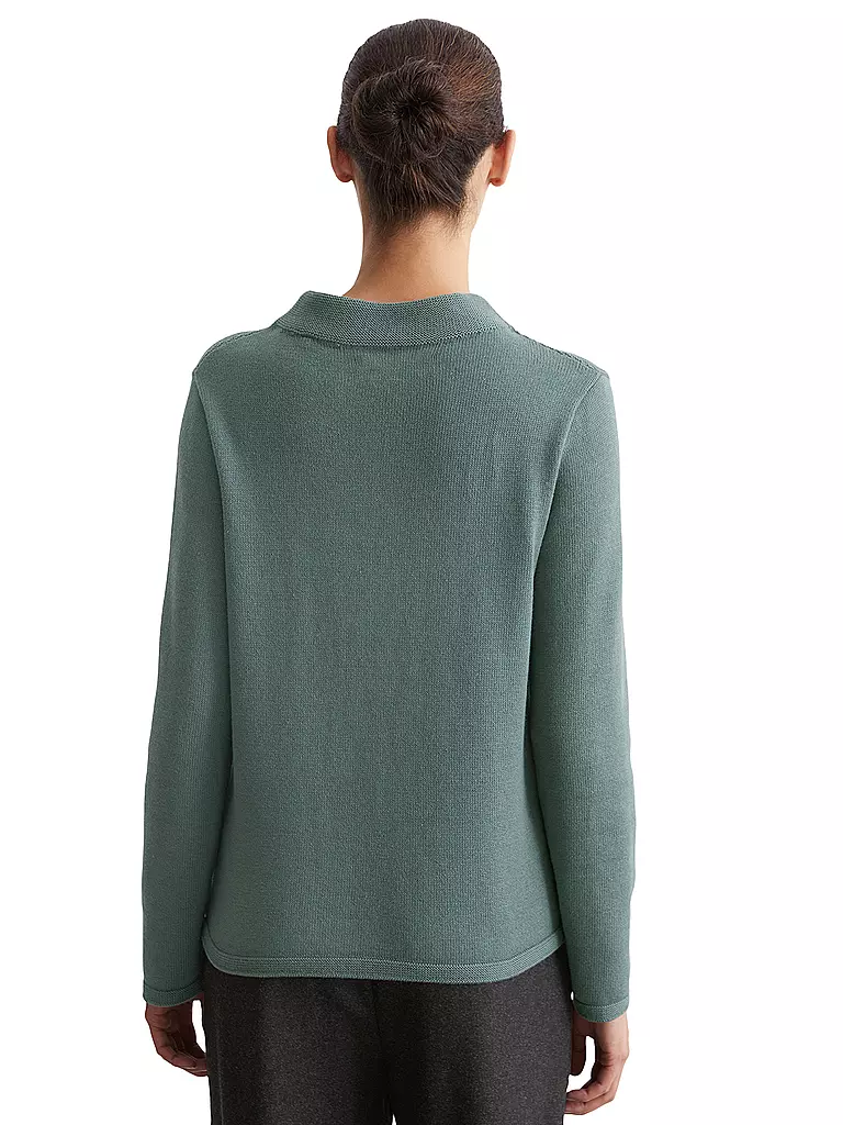 MARC O'POLO Pullover dunkelgrün