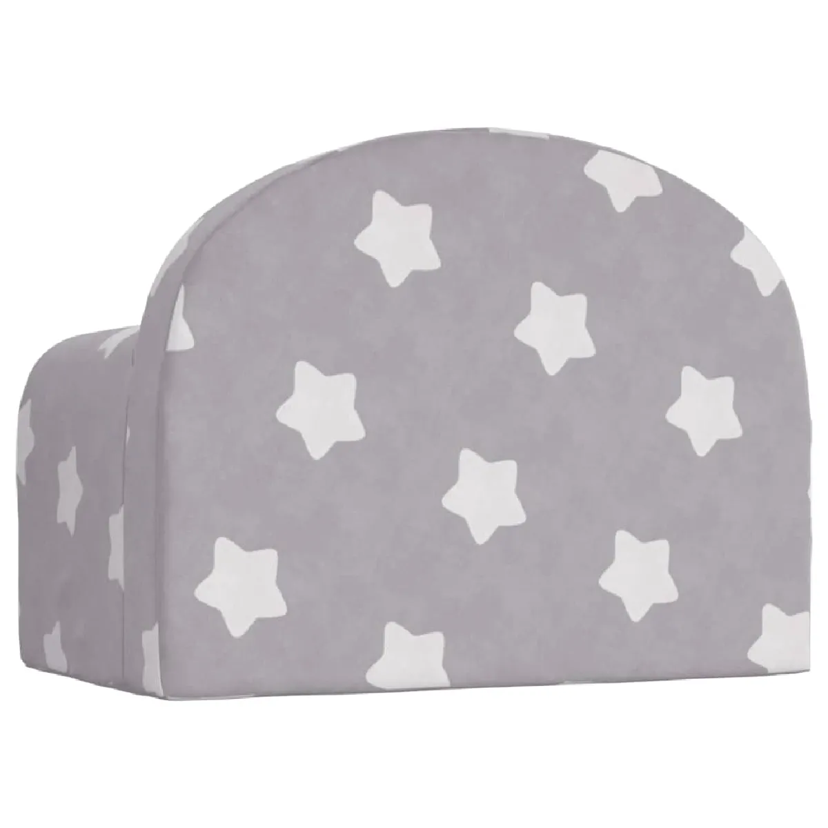 vidaXL Canapé Enfant Gris Clair Étoiles