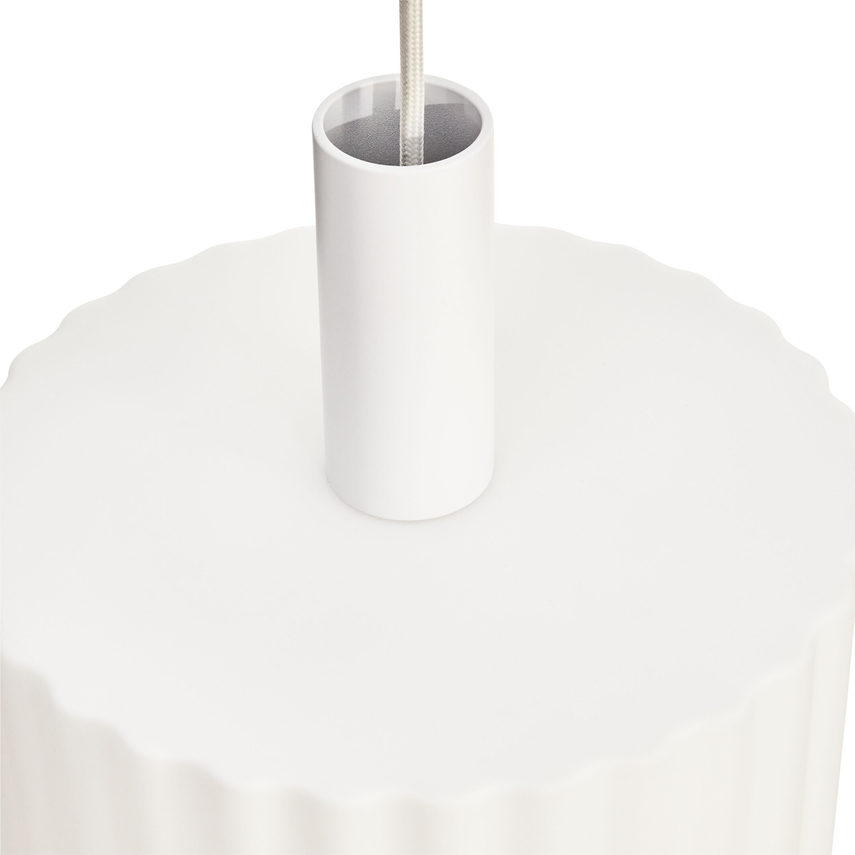 TORI Hängeleuchte - Weiss / H: 26.5 cm x D: 25.0 cm
