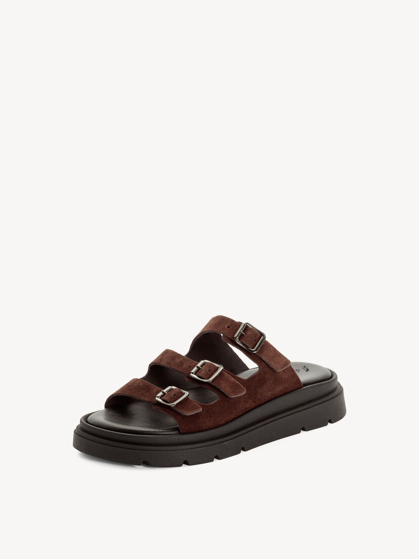Leren Slipper - bruin