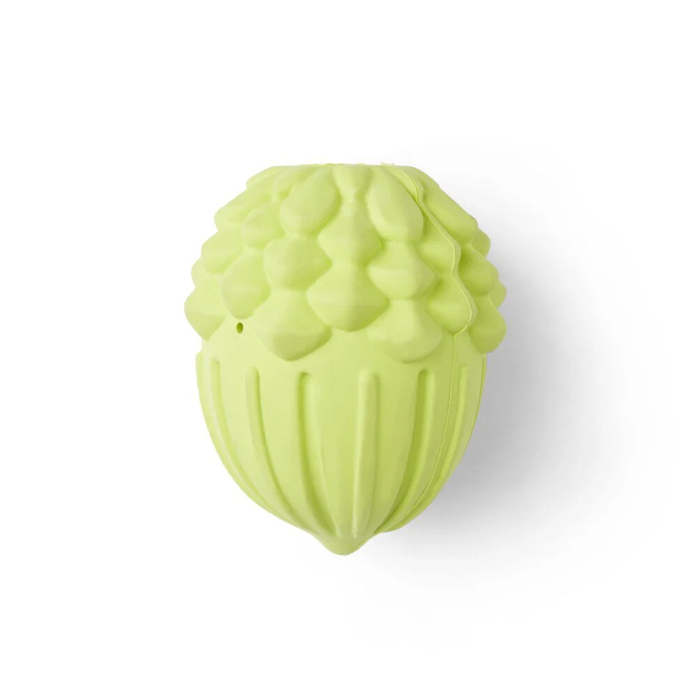 Jouet pour chien pomme de pin verte Ø9xH11,2cm