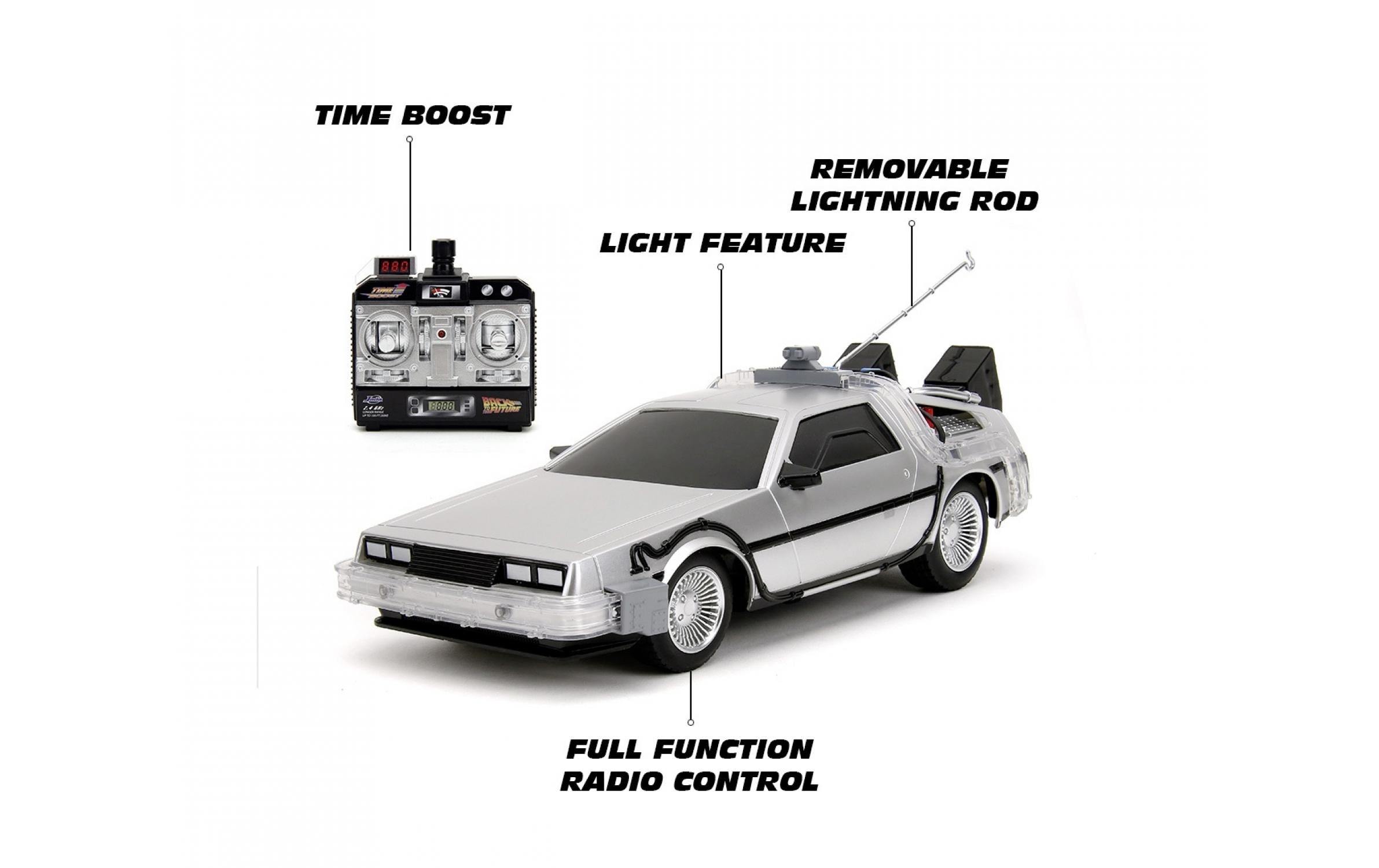 Back to the Future RC Time Machine RTR, 1:16Ferngesteuerter DeLorean DMC-12 aus Back to the Future