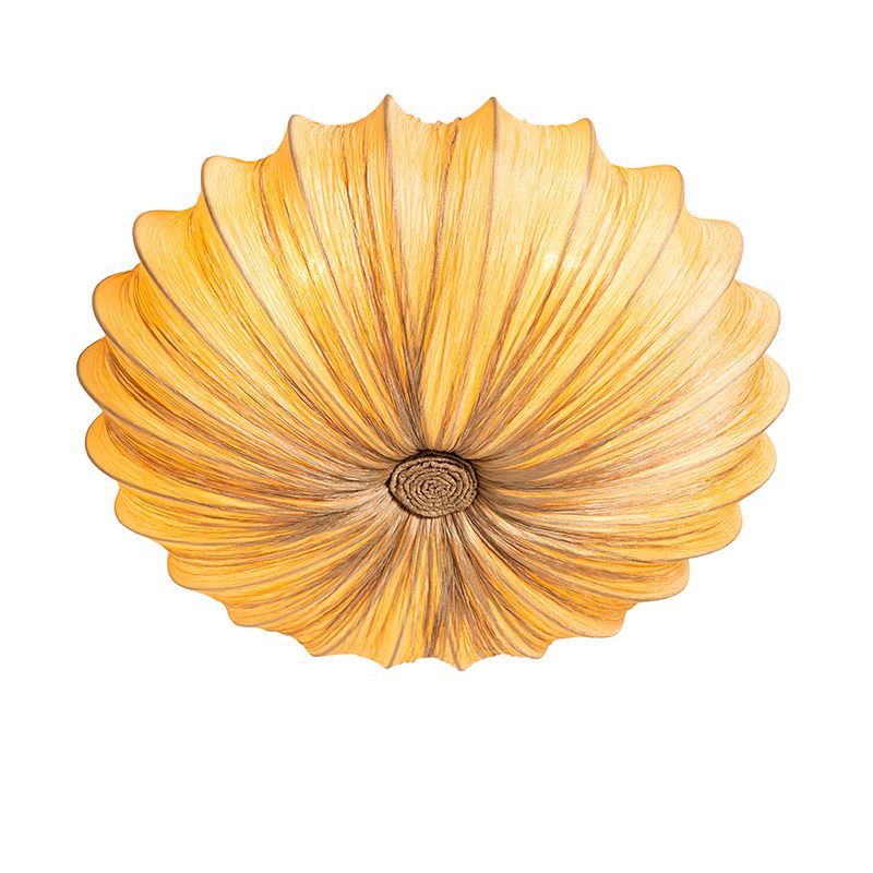 Japandi plafondlamp beige 60cm 5-lichts - Plu